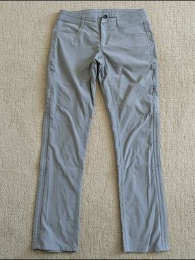 Kuhl Legendary Pant Womens 4 Regular  Green Side Cinch Hiking Outdoor Stretch